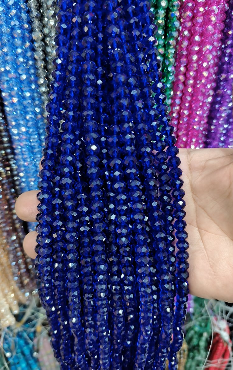 8 mm Kristal cam saks 1 dizi