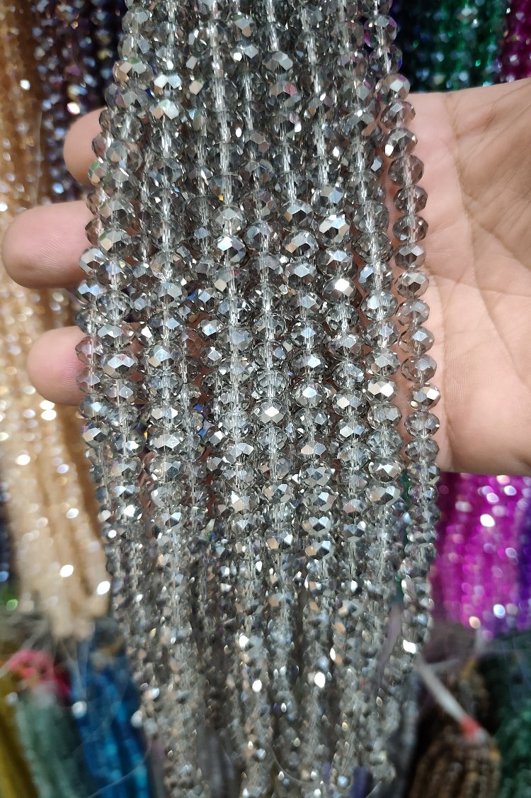 8 mm Kristal cam Duman janjanli 1 dizi