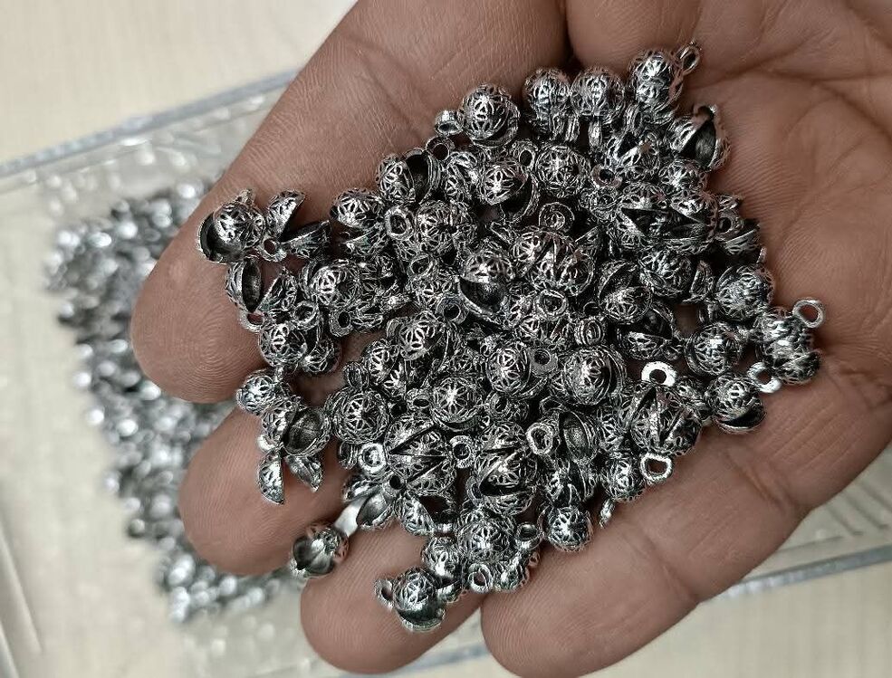 döküm tesbih kapama gümüş 5 adet