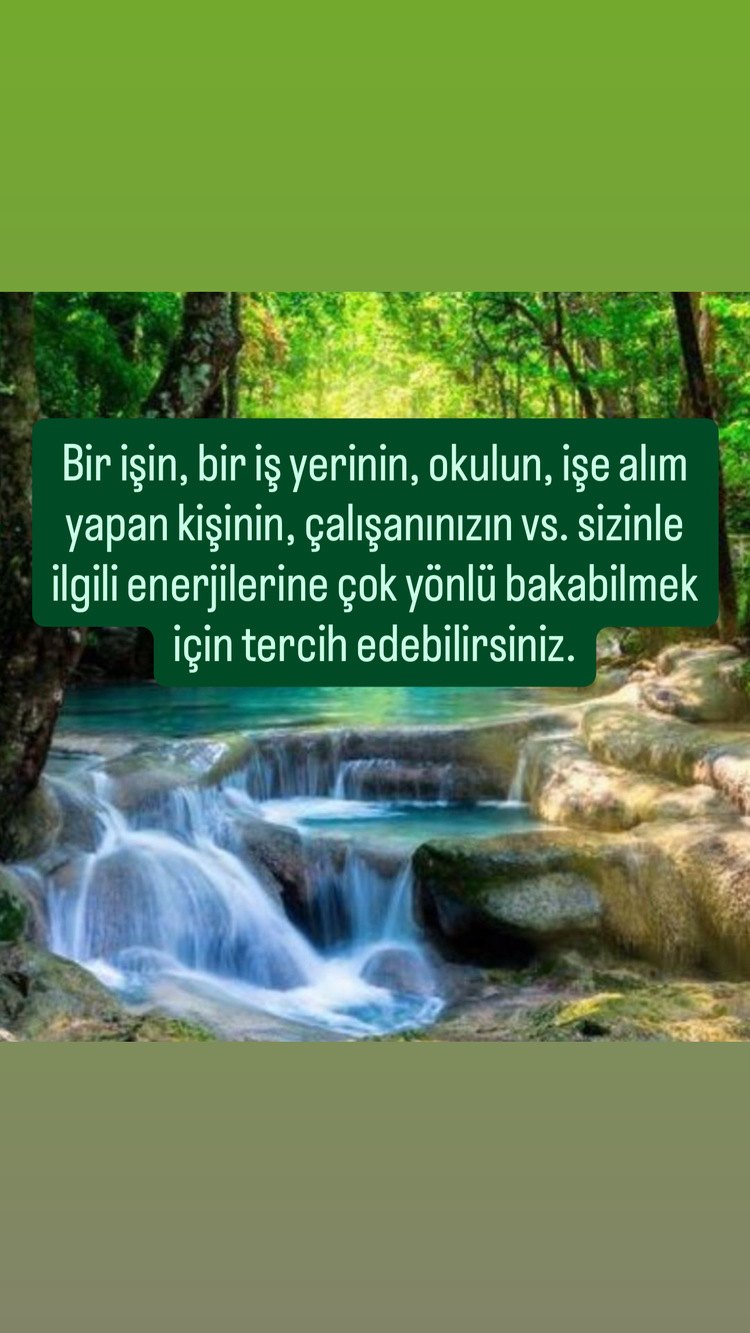 İş- Kariyer- Eğitim Tarot Kelt Açılımı (Oraların sizinle ilgili enerjisi)