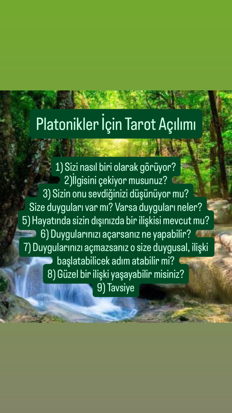 Platonikler İçin Tarot Açılımı