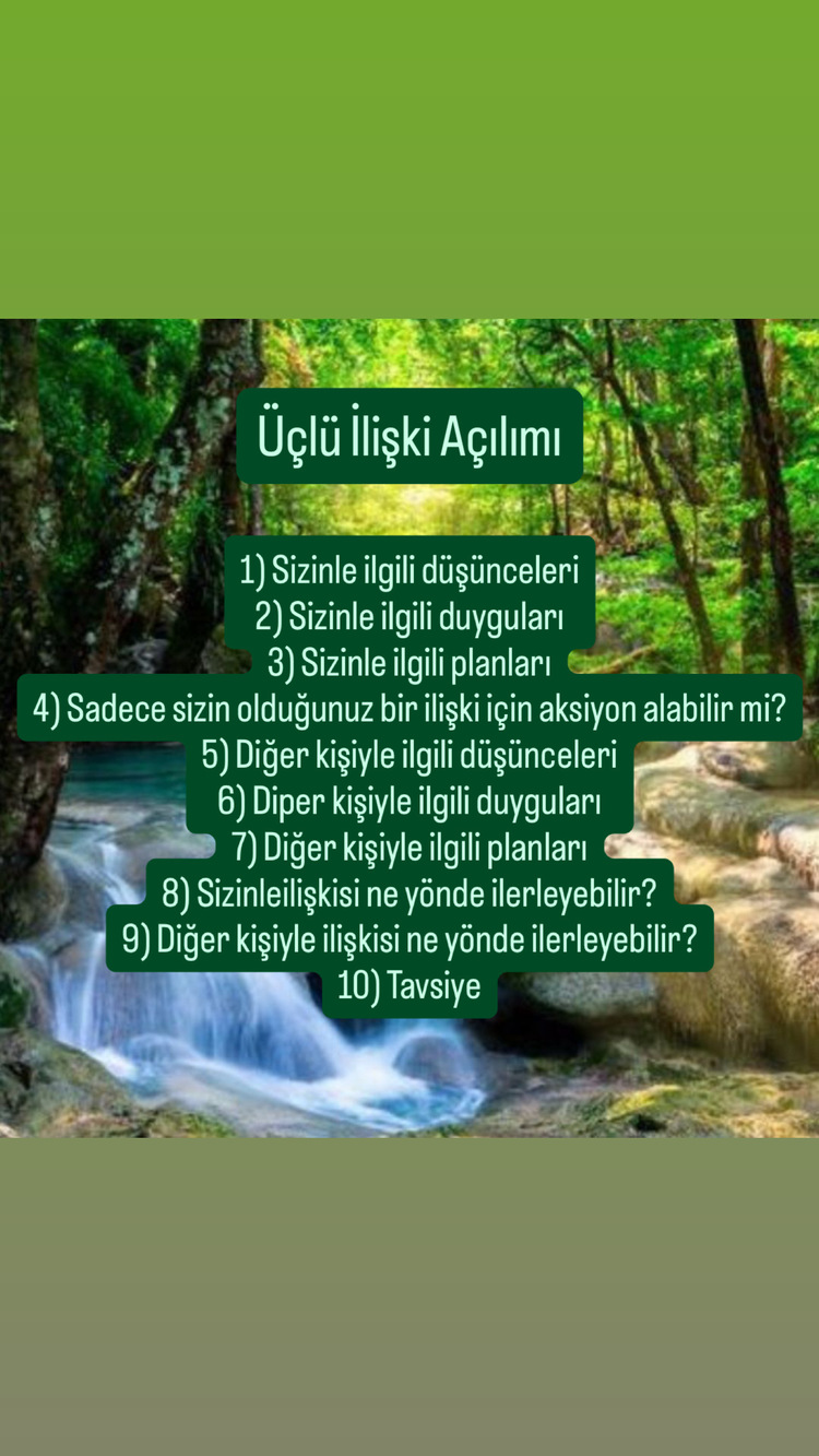 Üçlü İlişki Tarot Açılımı