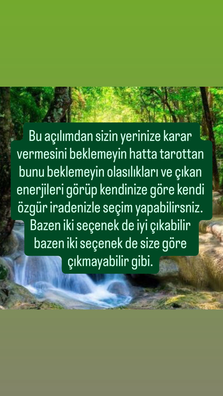 İki Seçenek Tarot Açılımı