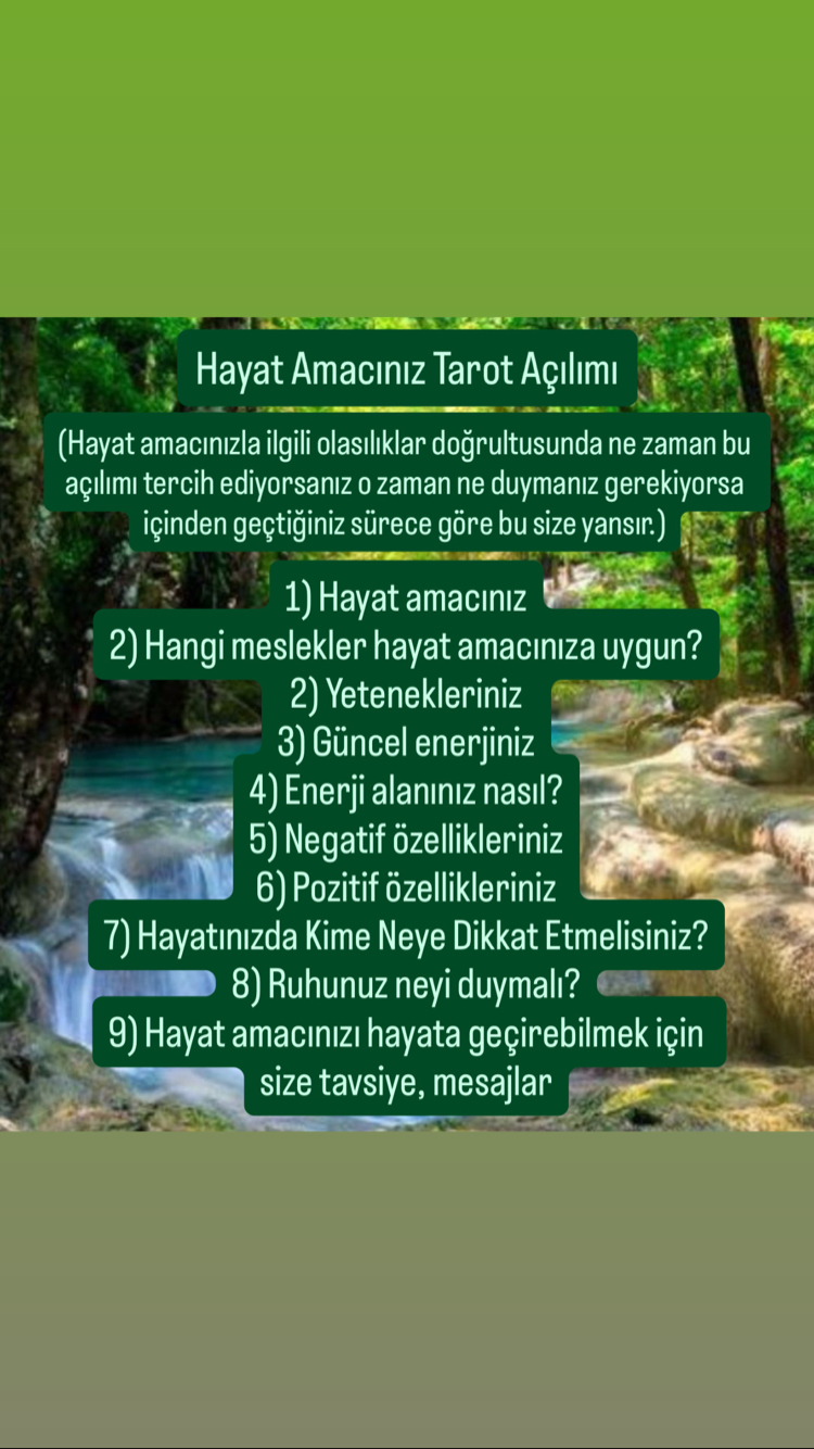 Hayat Amacınız Tarot Açılımı