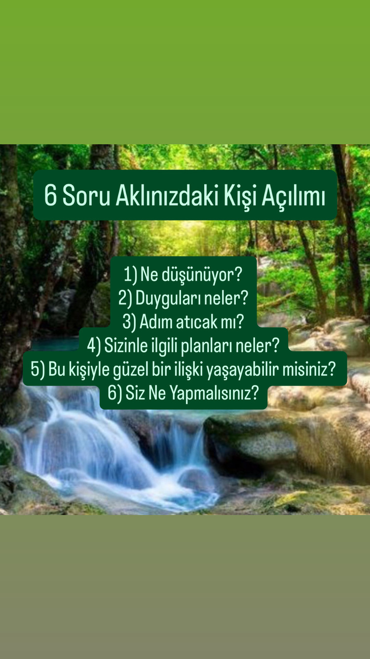 6 Soru İlişki Tarot Açılımı