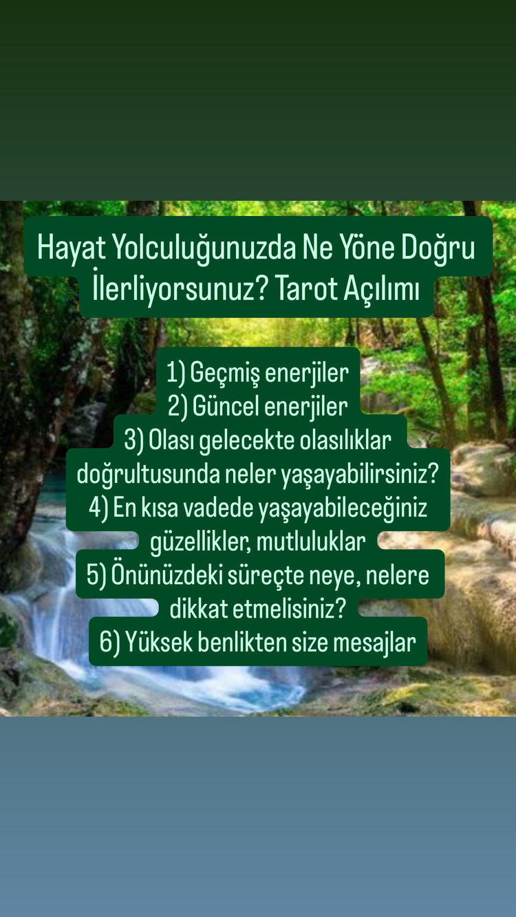 Hayat Yolculuğunuzda Ne Yöne Doğru İlerliyorsunuz? Tarot Açılımı