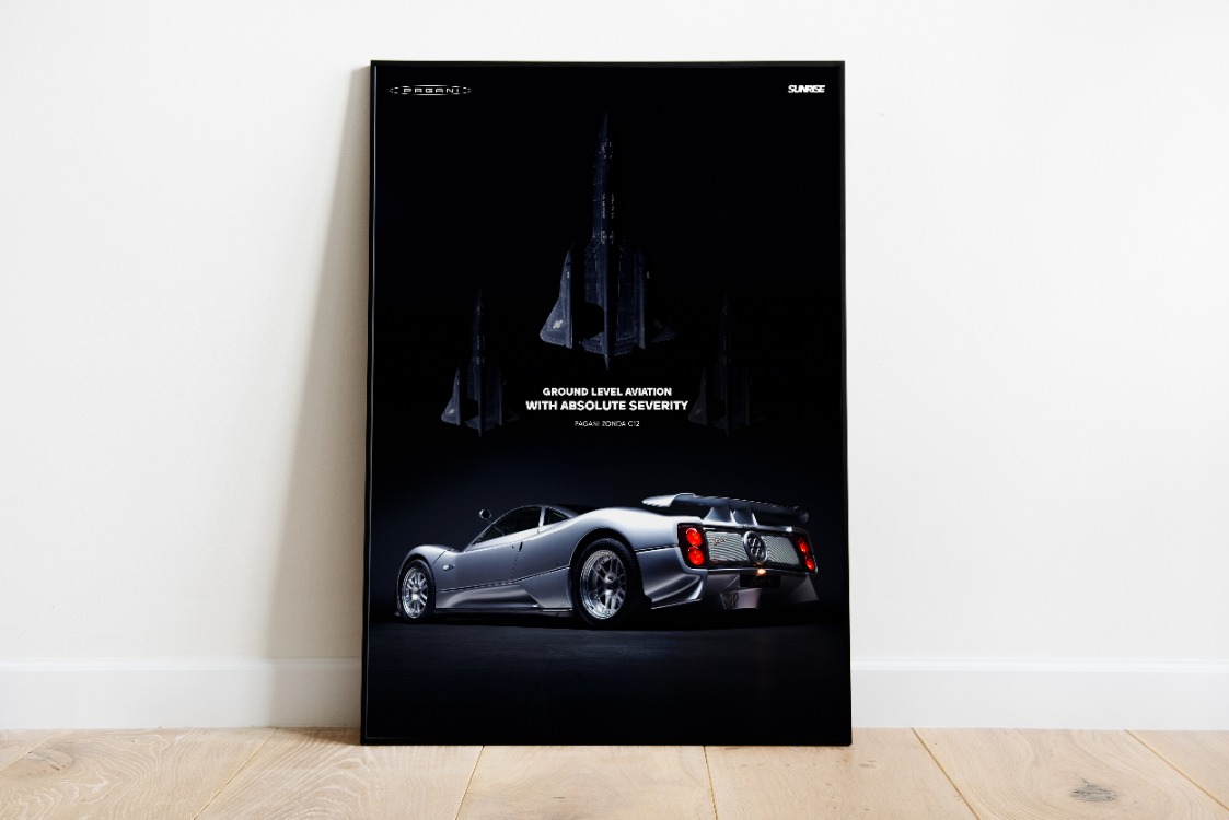 Pagani Zonda C12 Poster