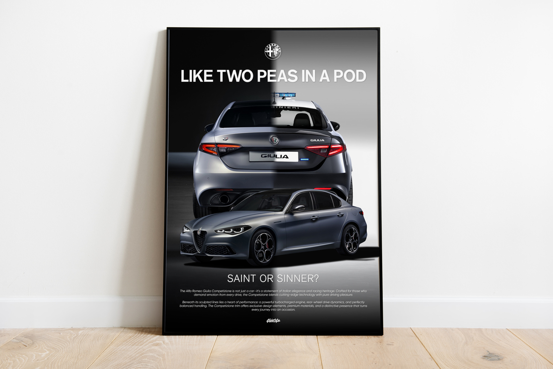 Alfa Romeo Giulia Poster