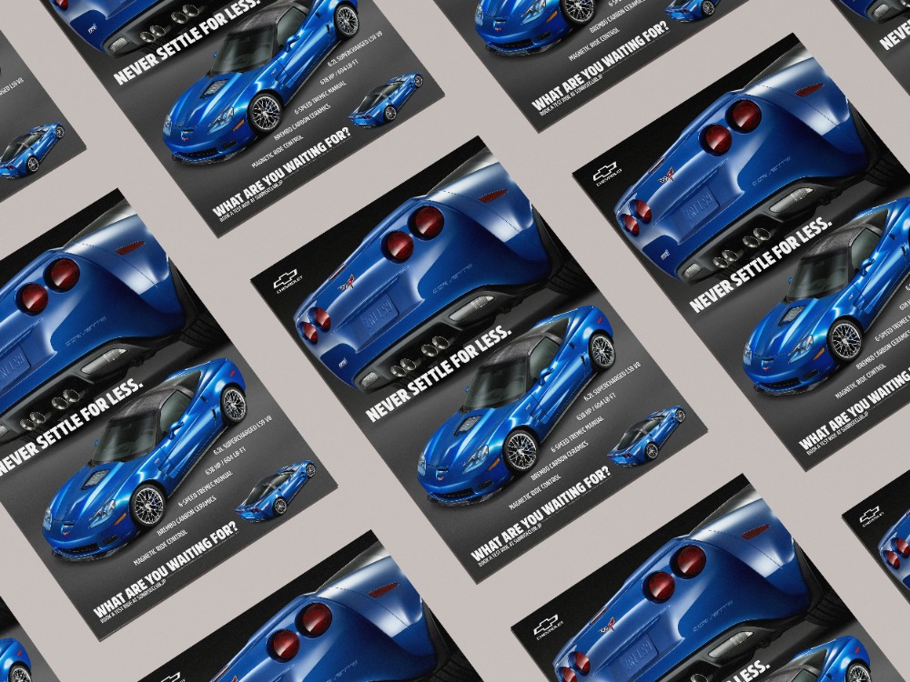 Chevrolet Corvette C6 ZR1 Poster
