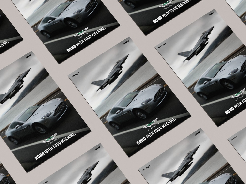 Aston Martin V8 Vantage Poster