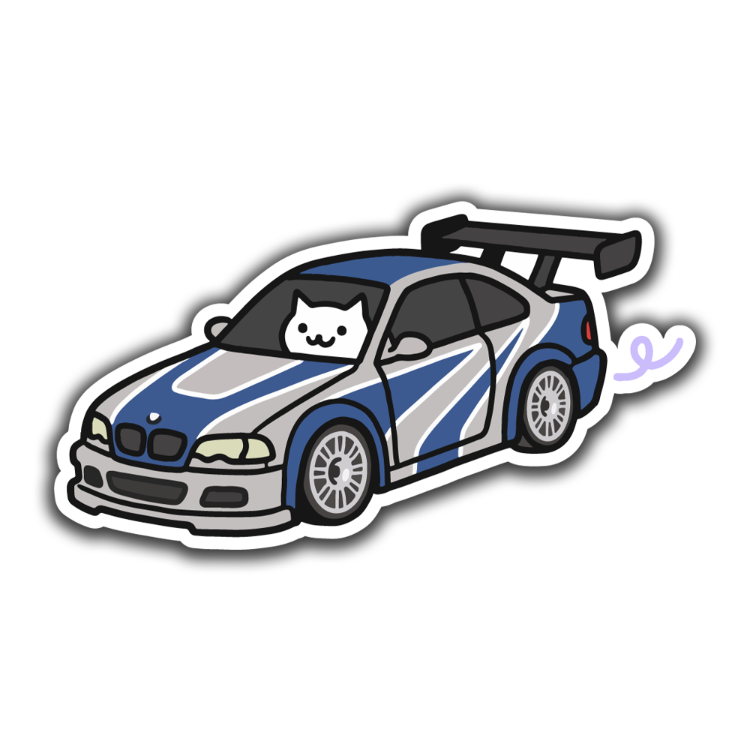 BMW M3 E46 GTR Sticker