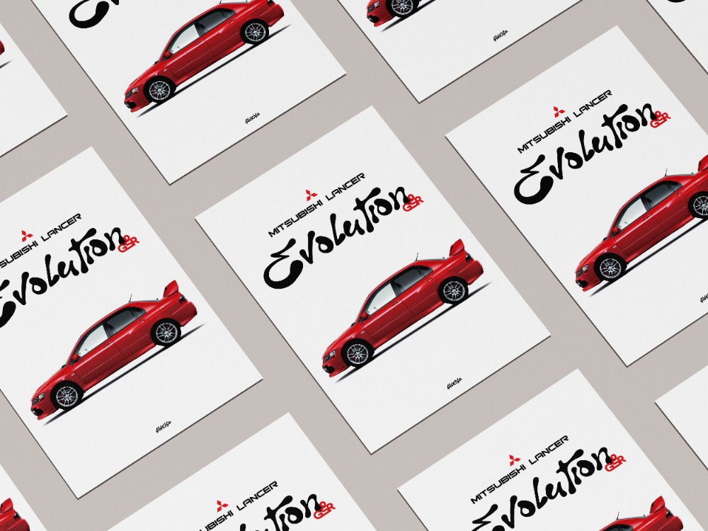 Mitsubishi Lancer Evolution IX Poster