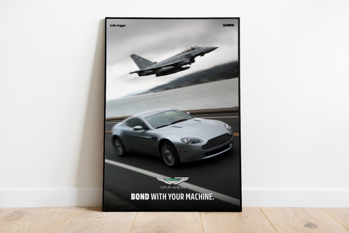 Aston Martin V8 Vantage Poster