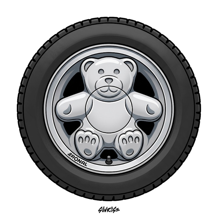 Ronal Teddy Bear Jant Halı