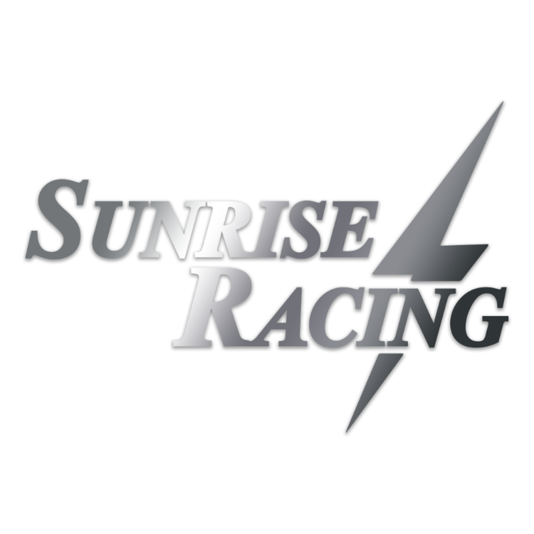 Sunrise Racing Sticker (Krom/Gold)