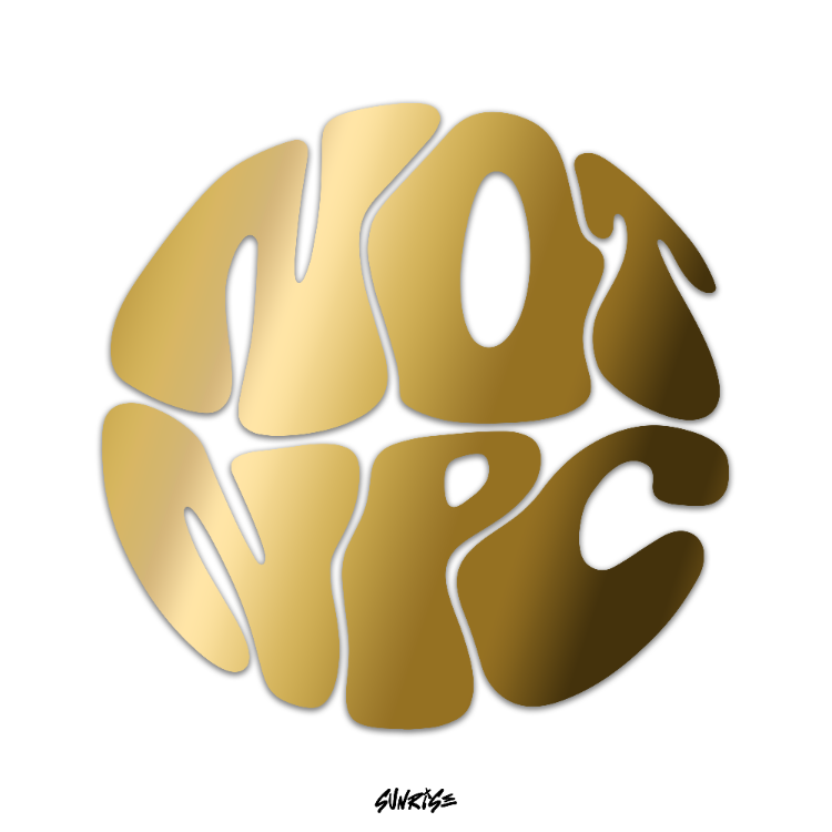 NOT NPC Sticker (Krom/Gold)