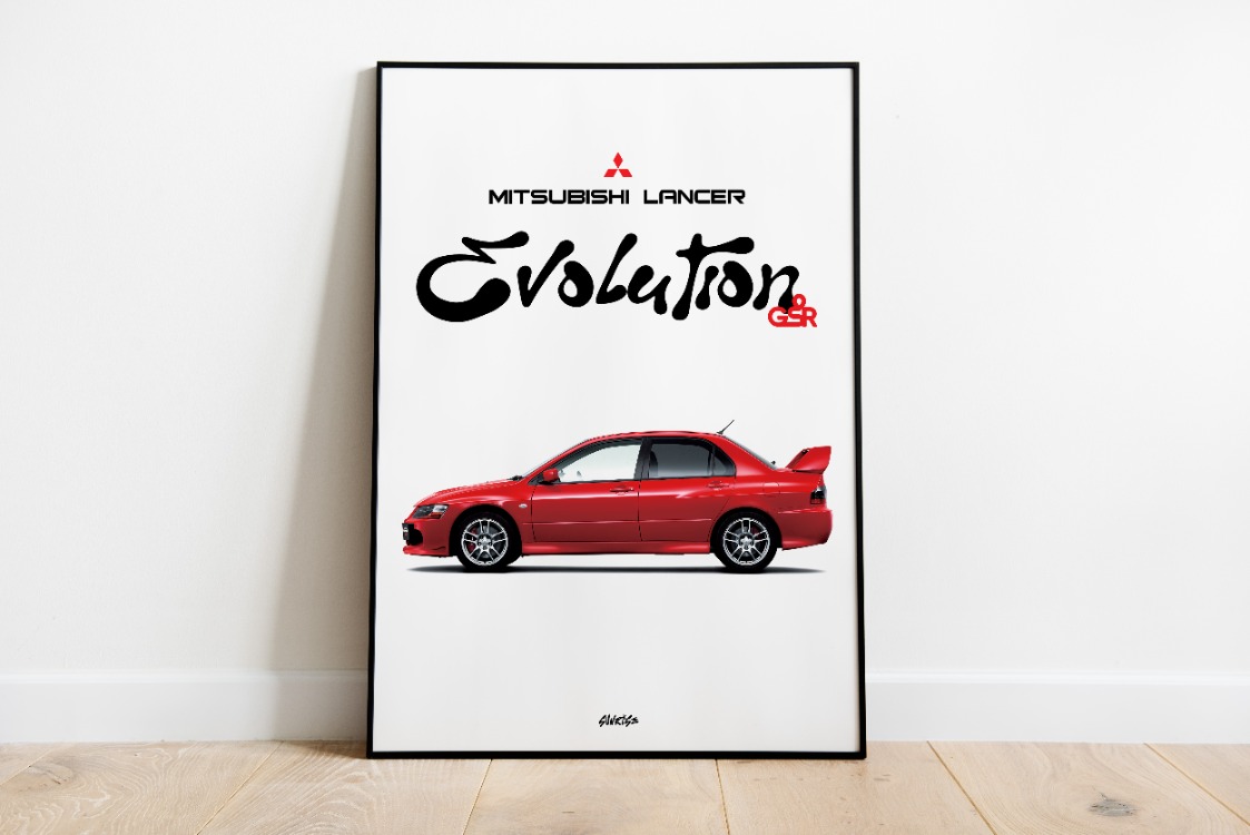 Mitsubishi Lancer Evolution IX Poster