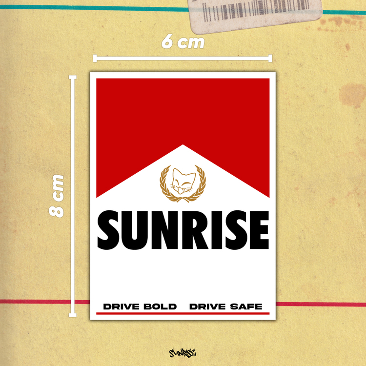 Sunrise Marlboro Slap Sticker