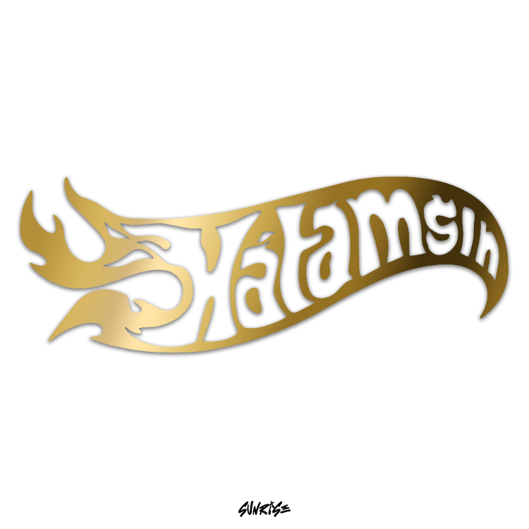 "Hatamsın" Hotwheels Sticker (Krom/Gold)