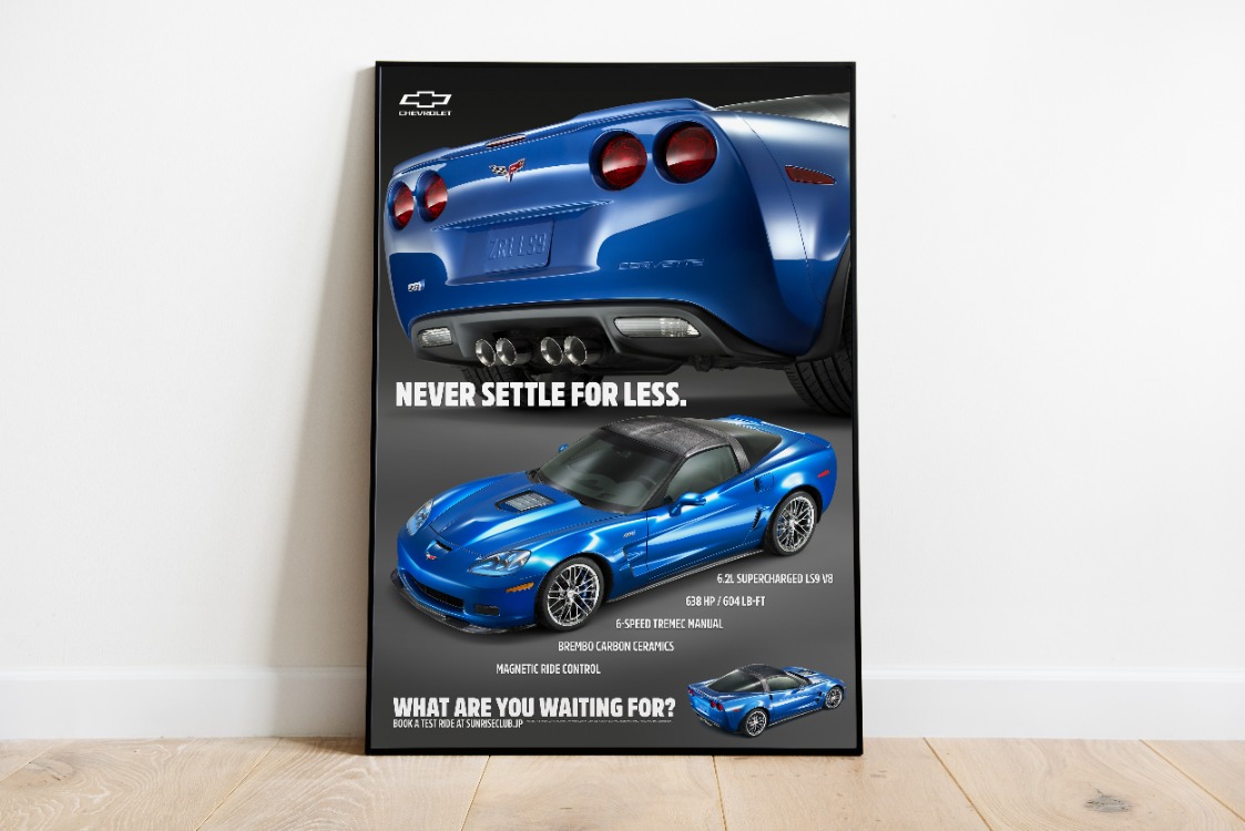 Chevrolet Corvette C6 ZR1 Poster