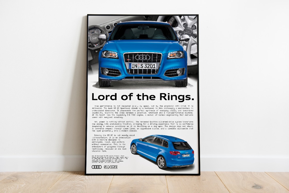 Audi S3 8P Poster