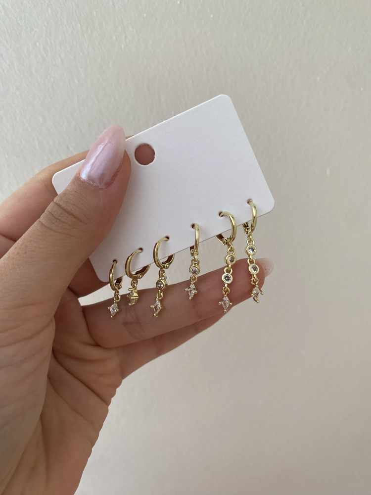 Altılı Set Küpe