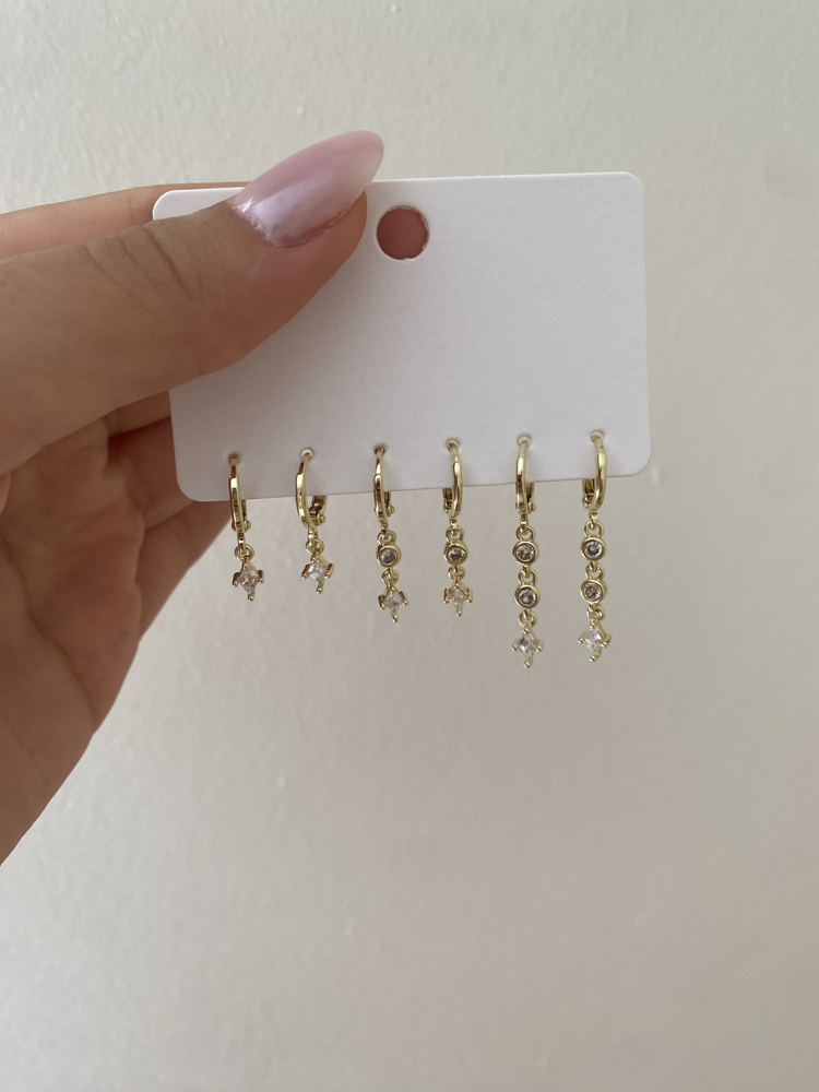 Altılı Set Küpe
