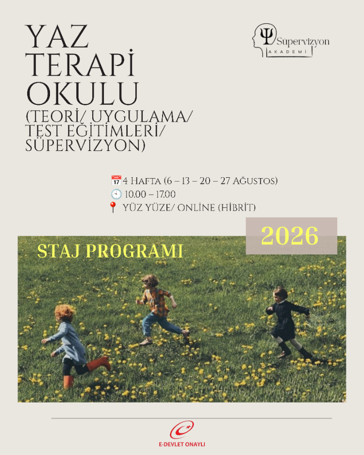 YAZ TERAPİ/ STAJ OKULU