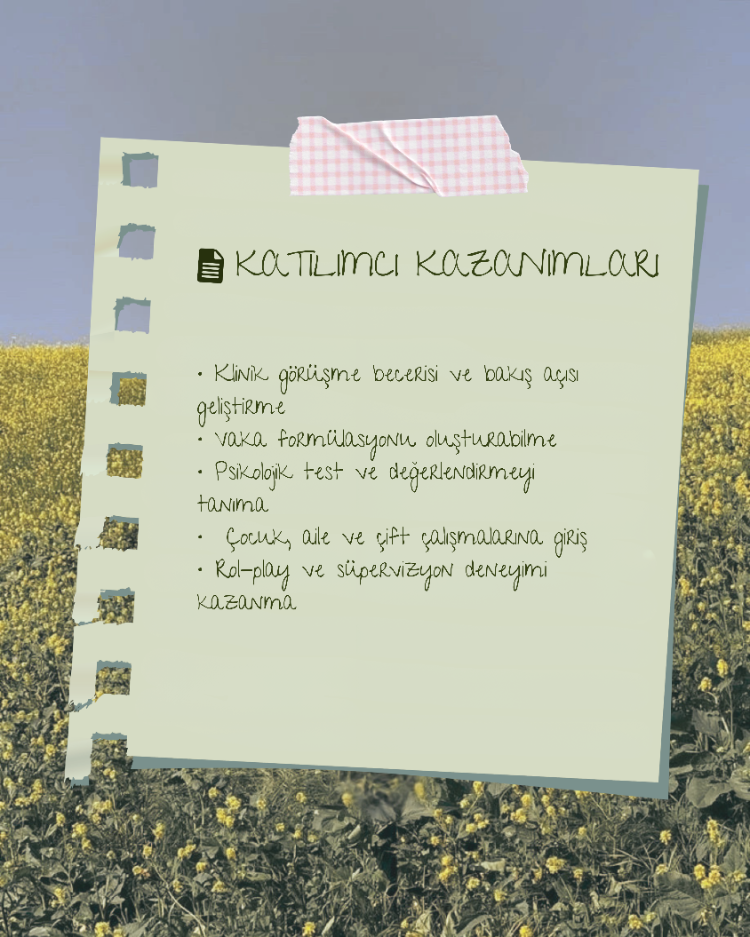 YAZ TERAPİ/ STAJ OKULU