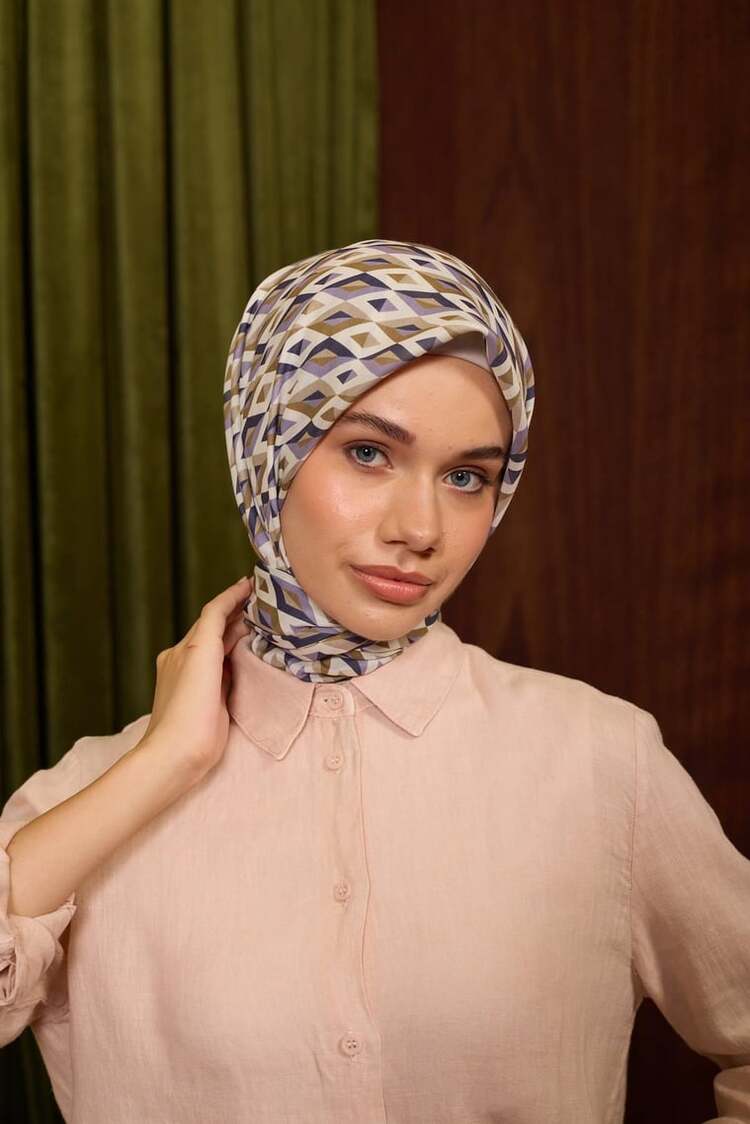 İpekhan Marrakech Koleksiyon Soft Eşarp 1213 - Gri 06