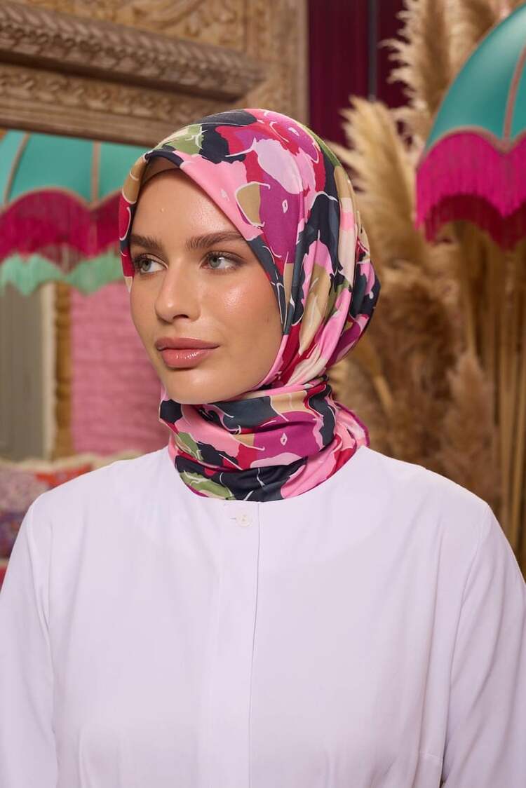İpekhan Marrakech Koleksiyon Soft Eşarp 1209 - Pembe 06