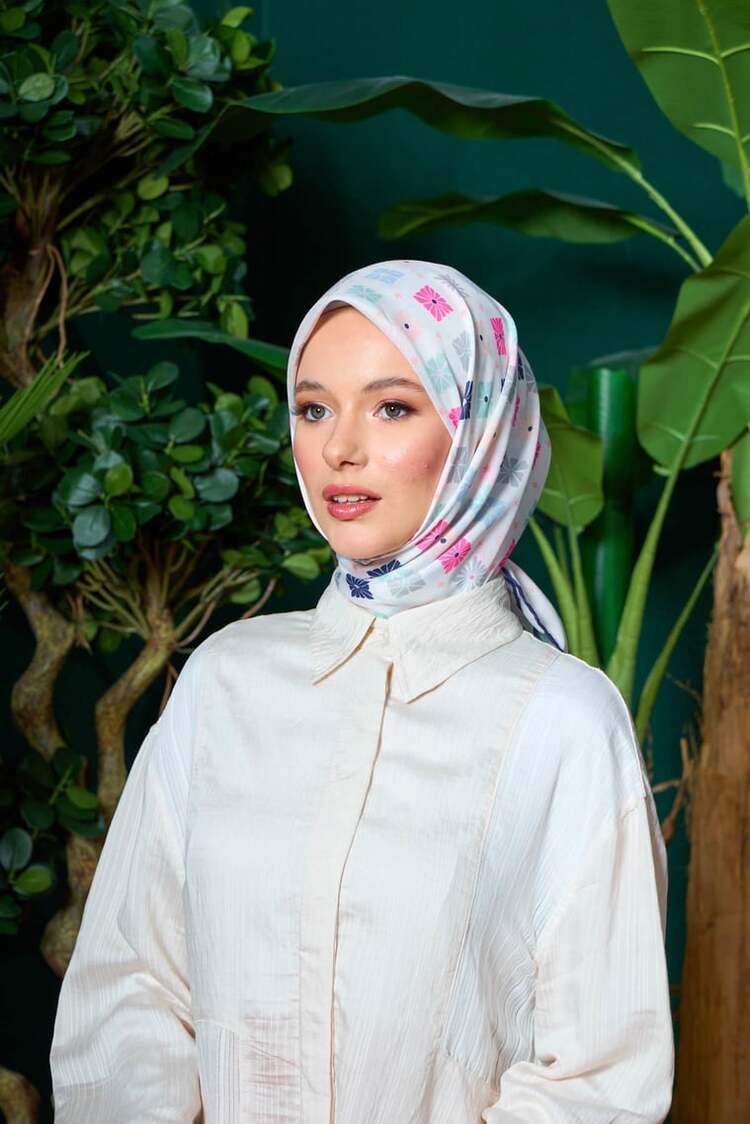 İpekhan Marrakech Koleksiyon Soft Eşarp 1204 - Pembe 09