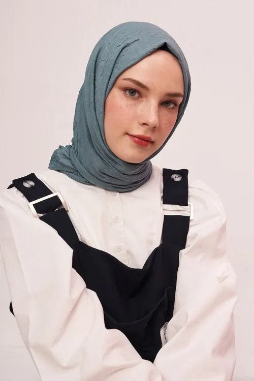 Madame Polo - Bambu Kraş Şal - Mint