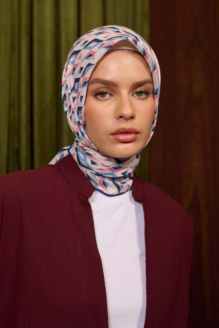 İpekhan Marrakech Koleksiyon Soft Eşarp 1213 - Pembe 01