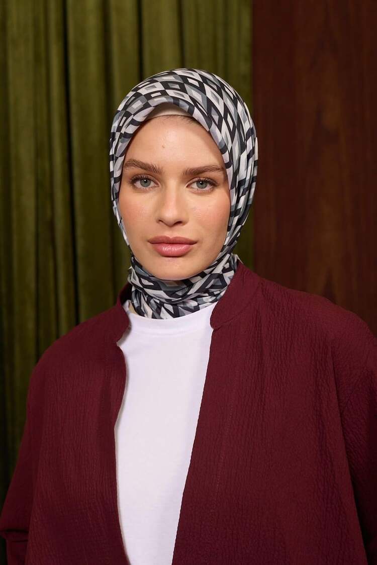 İpekhan Marrakech Koleksiyon Soft Eşarp 1213 - Siyah 11