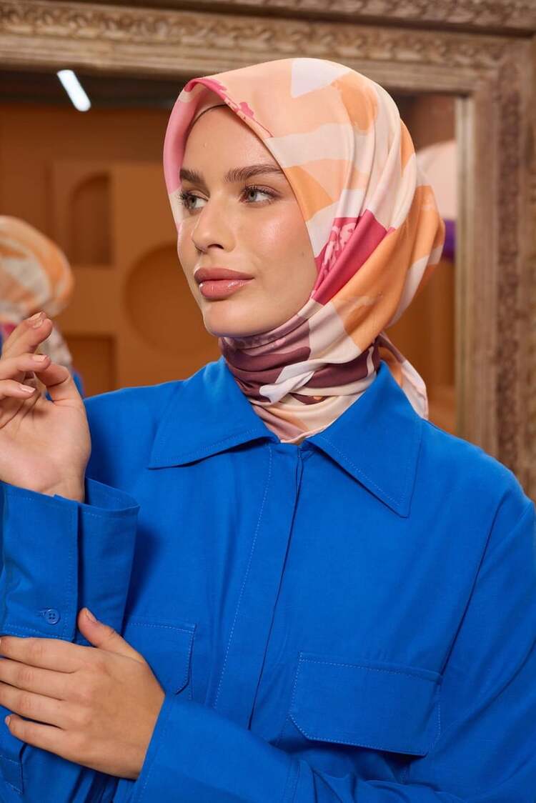 İpekhan Marrakech Koleksiyon Soft Eşarp 1211 - 14 Turuncu