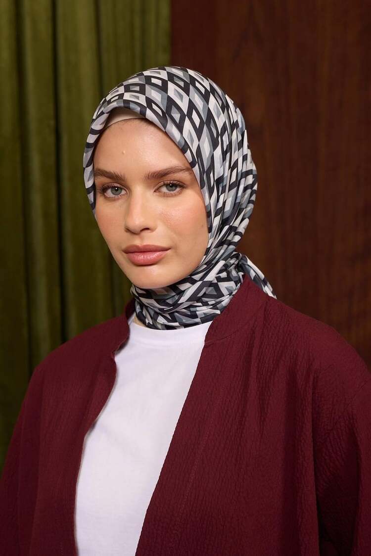 İpekhan Marrakech Koleksiyon Soft Eşarp 1213 - Siyah 11