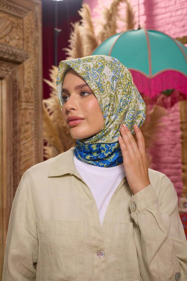 İpekhan Marrakech Koleksiyon Soft Eşarp 1210 - Sarı 04