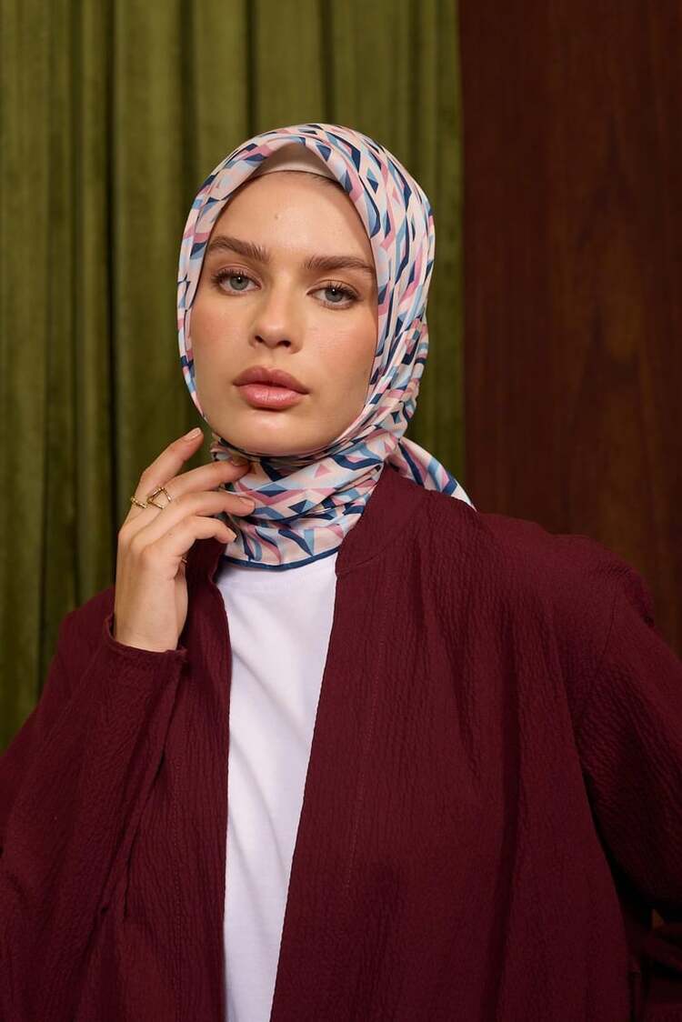 İpekhan Marrakech Koleksiyon Soft Eşarp 1213 - Pembe 01