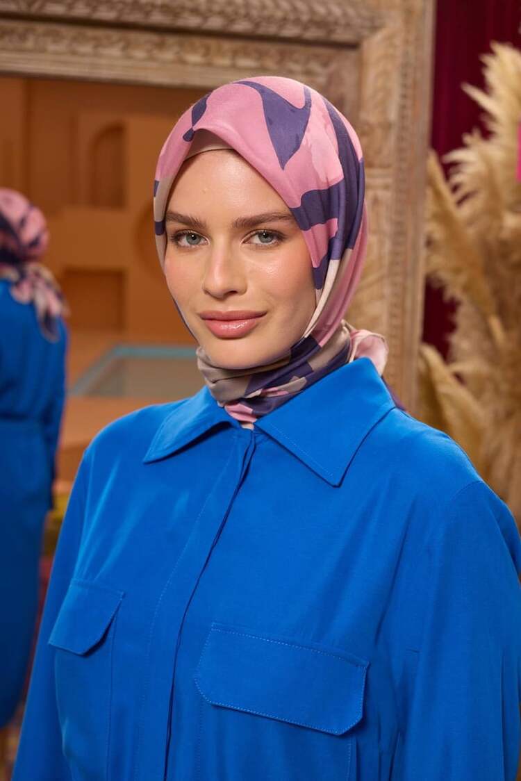 İpekhan Marrakech Koleksiyon Soft Eşarp 1211 - 04 Pembe