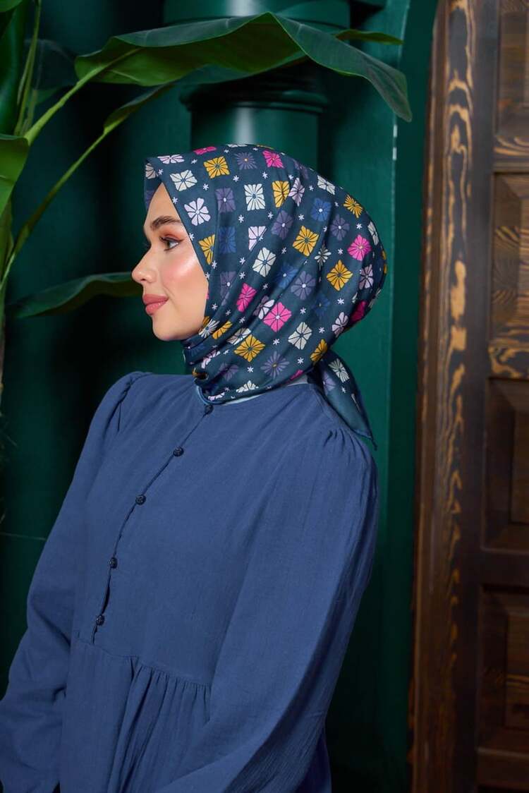 İpekhan Marrakech Koleksiyon Soft Eşarp 1204 - PatlıcanMor 10