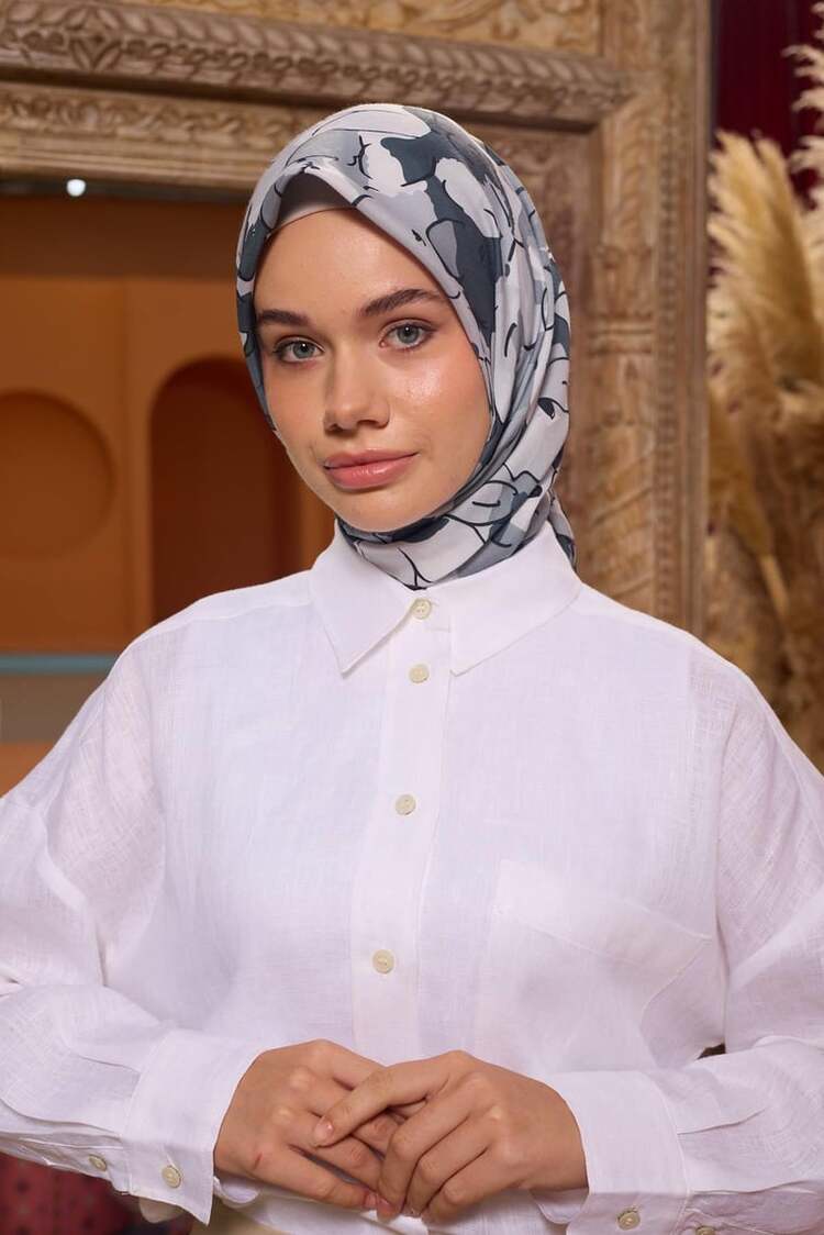 İpekhan Marrakech Koleksiyon Soft Eşarp 1209 - Siyah 14