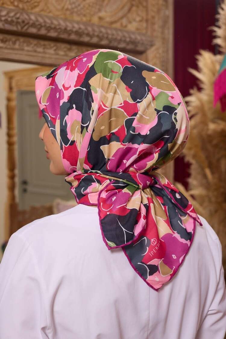 İpekhan Marrakech Koleksiyon Soft Eşarp 1209 - Pembe 06