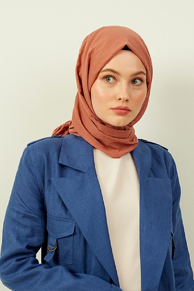 Madame Polo Mio Cazz Şal - Somon
