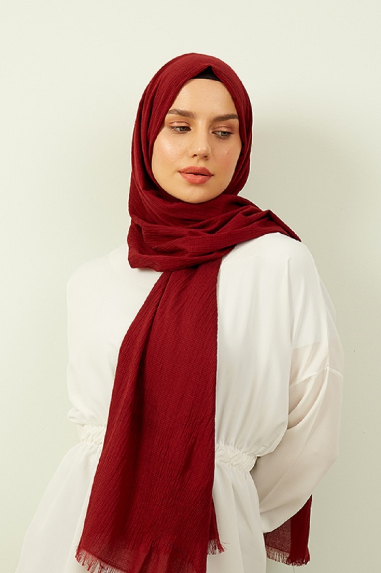Madame Polo Mio Cazz Şal - Bordo