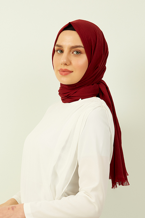 Madame Polo Mio Cazz Şal - Bordo