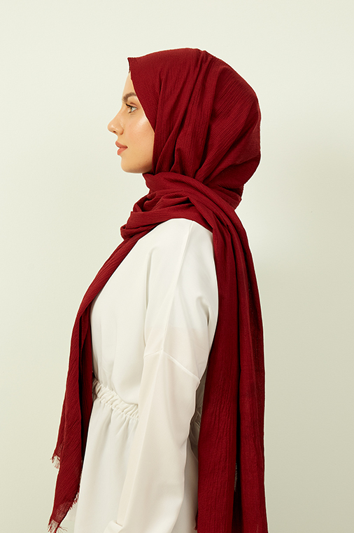 Madame Polo Mio Cazz Şal - Bordo
