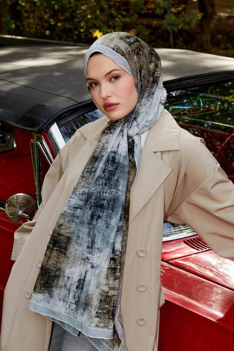 Luvensara Silk Elite Şal | Bulut Grisi