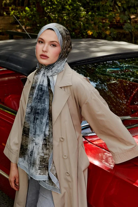 Luvensara Silk Elite Şal | Bulut Grisi