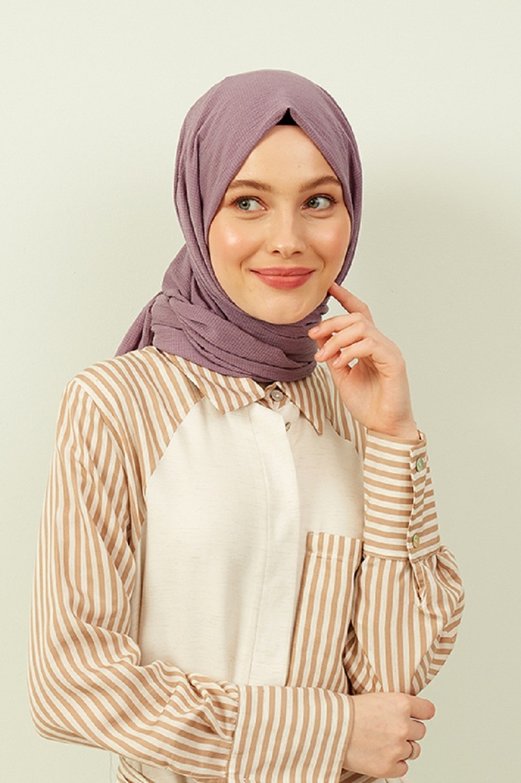 Madame Polo Mio Cazz Şal - Lila